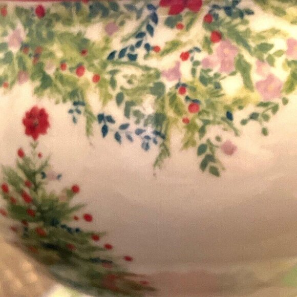 The Pioneer Woman HOLIDAY CHEER 5" Tall Christmas Pedestal Lidded CANDY DISH - Picture 10 of 16